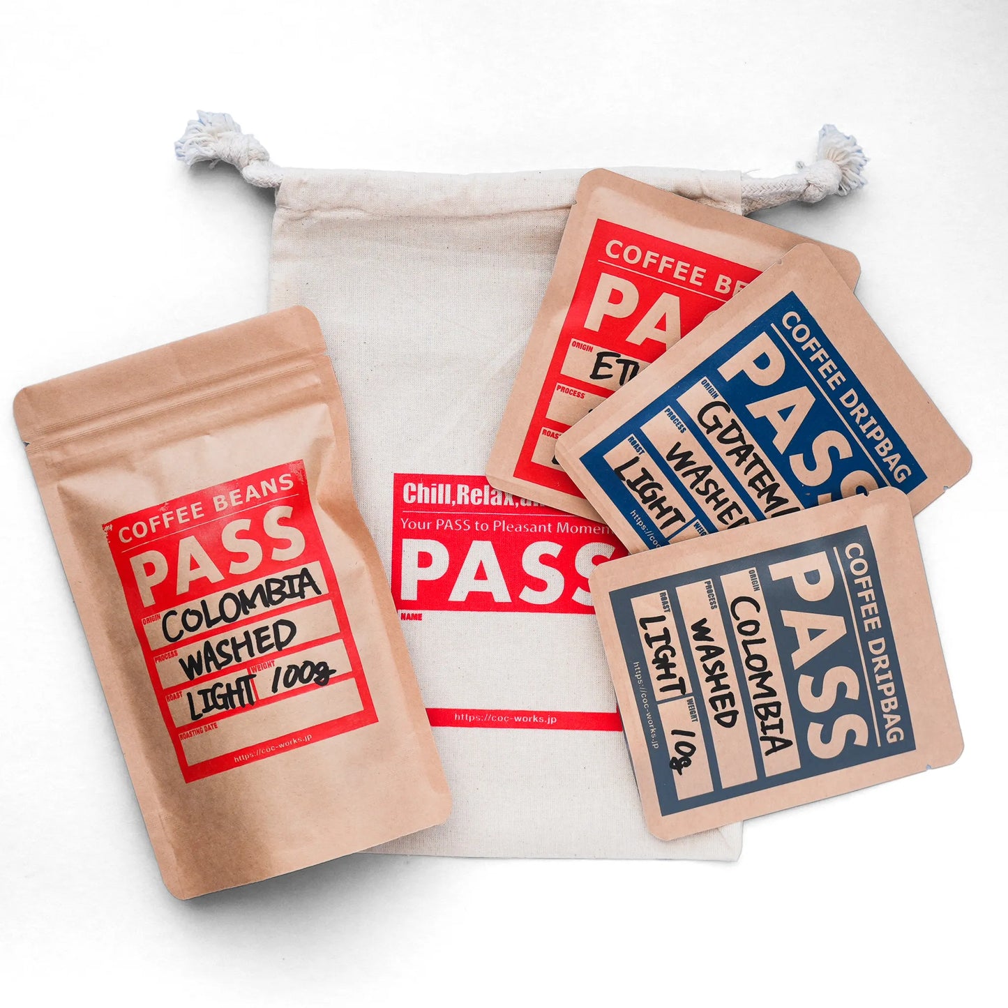 PASS COFFEEの巾着